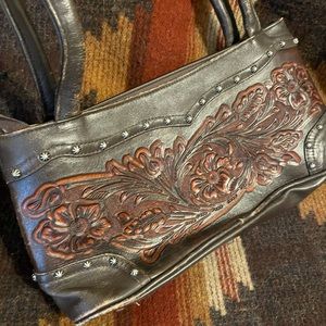 Genuine leather made in Mexico western purse